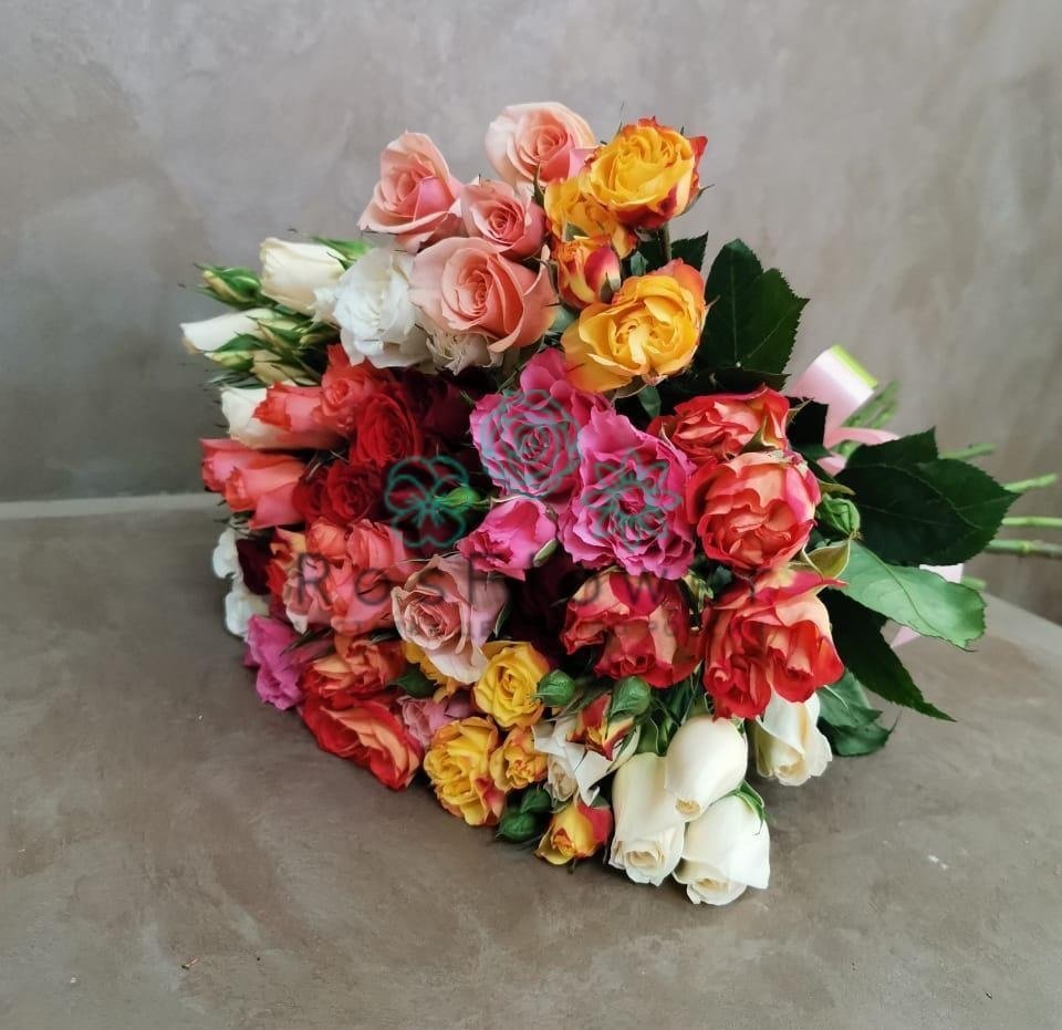 Букет цветов из: Розы в Ключах Омской области