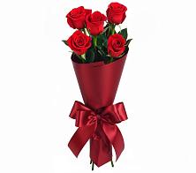 Букет 5 Красных роз Эдлесс Лав в Ключах Омской области