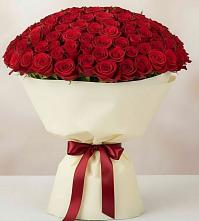 Букет 101 Красная роза Милано в Ключах Омской области