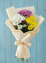 Букет цветов из:  Хризантемы в Ключах Омской области