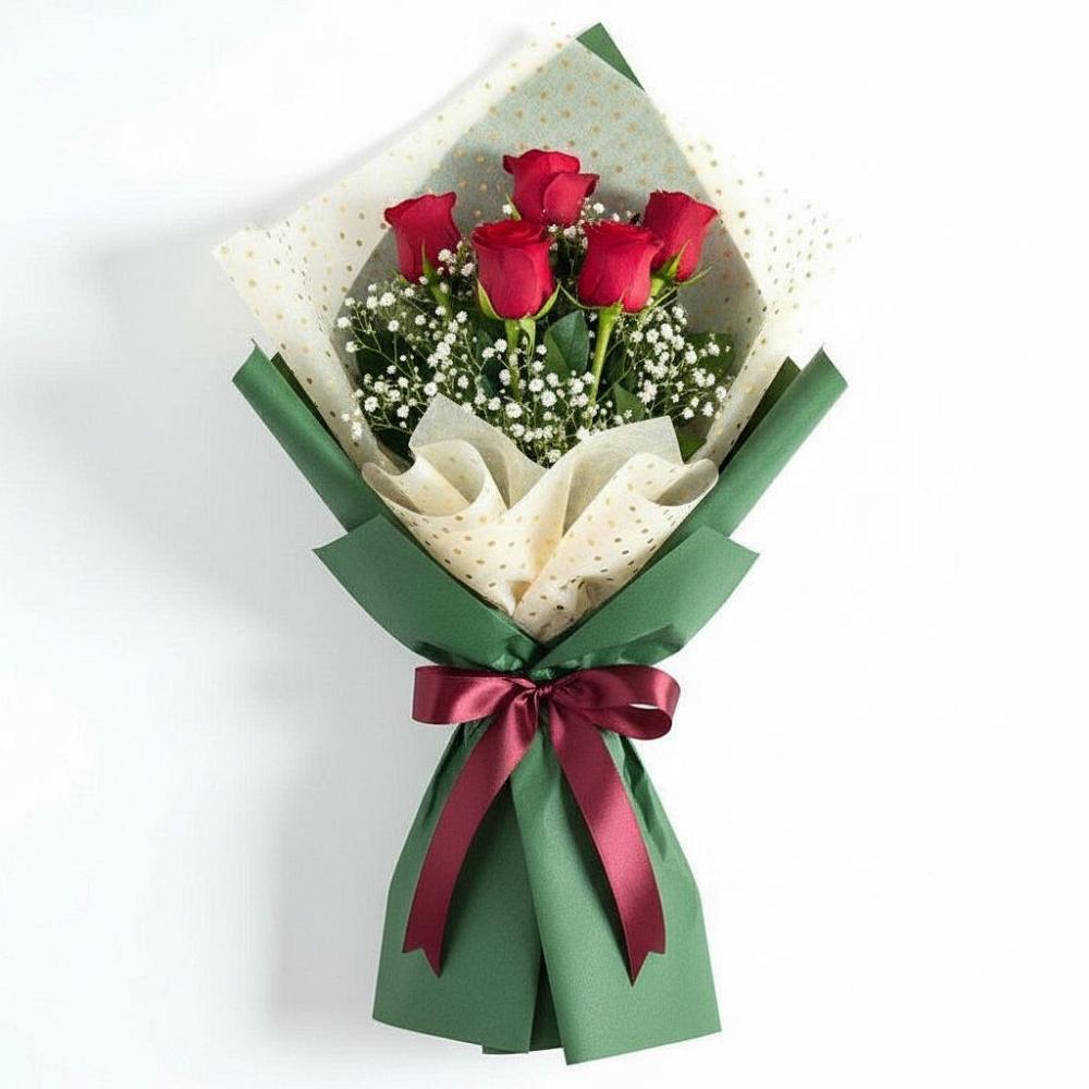 Букет цветов из: Розы в Ключах Омской области