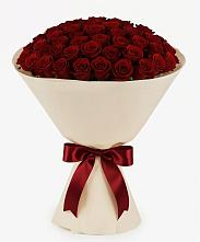 Букет 101 Бордовая роза Блэк Бакарра в Ключах Омской области