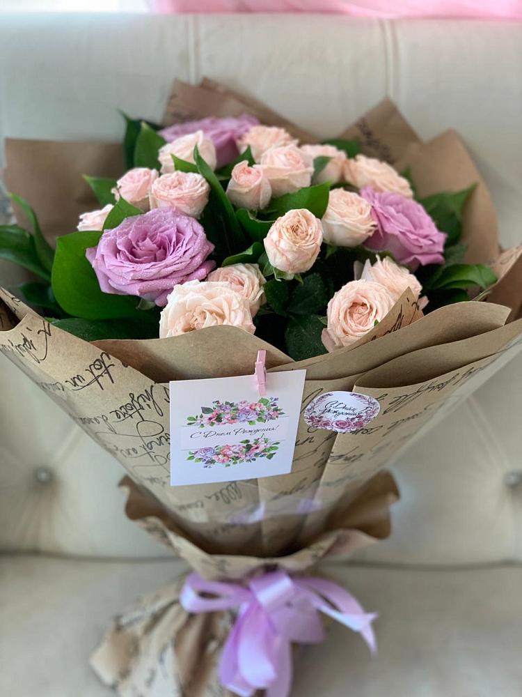 Букет цветов из: Розы в Ключах Омской области