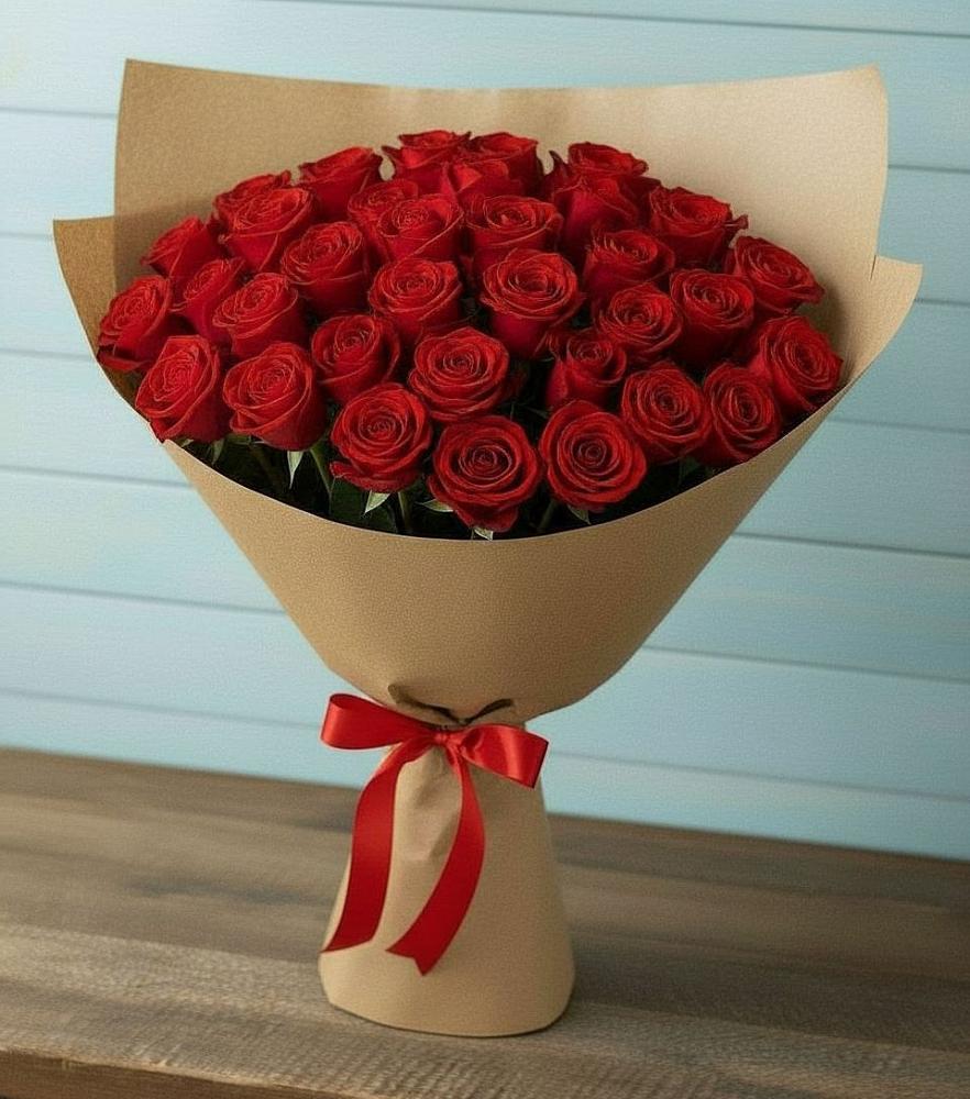Букет Красные розы Милано в Ключах Омской области