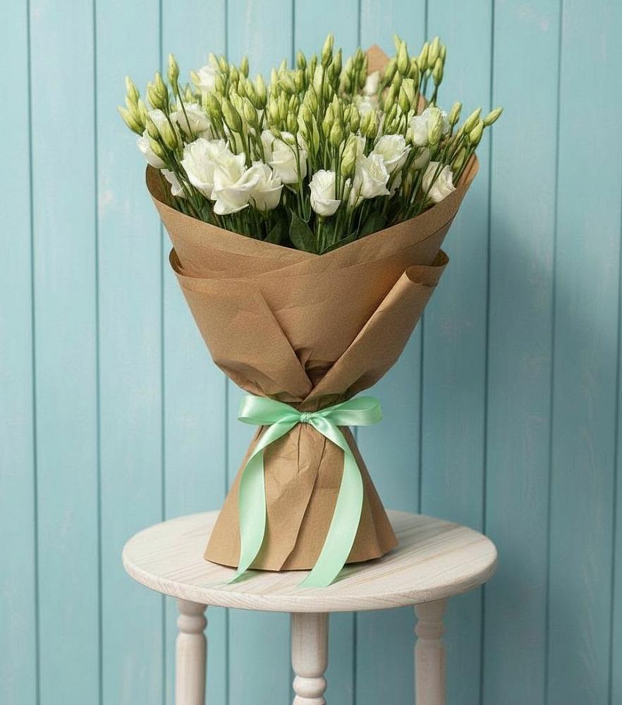 Букет цветов из: Лизиантусы в Ключах Омской области