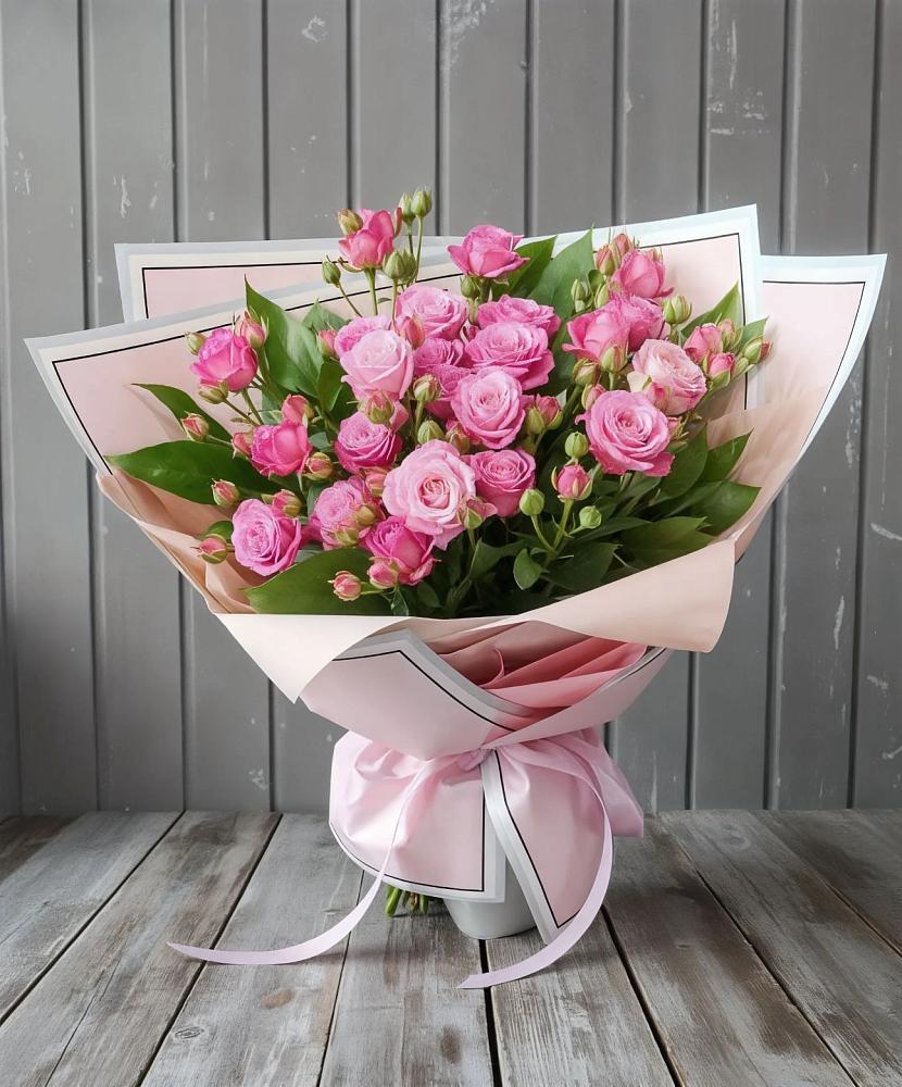 Букет Розовый кустик в Ключах Омской области