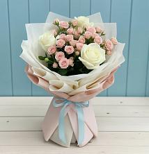 Букет цветов из:  Розы в Ключах Омской области