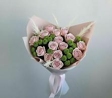 Букет цветов из:  Розы и Хризантемы #REPLACE_PRED# Ключах Омской области