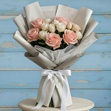 Букет цветов из:  Розы #REPLACE_PRED# Ключах Омской области