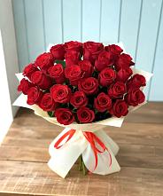 Букет 29 Красных роз в Ключах Омской области