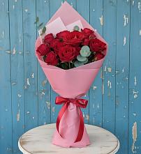 Букет цветов из:  Розы в Ключах Омской области
