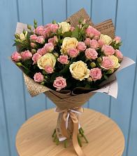 Букет цветов из:  Розы в Ключах Омской области
