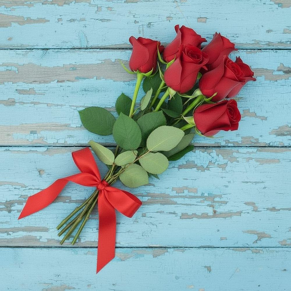 Букет Красные розы в Ключах Омской области