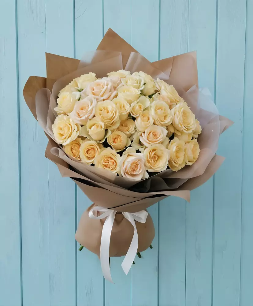 Букет Кремовое облако в Ключах Омской области