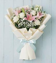 Букет цветов из:  Лилии в Ключах Омской области
