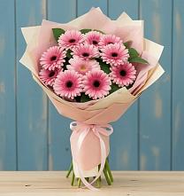 Букет цветов из:  Герберы в Ключах Омской области