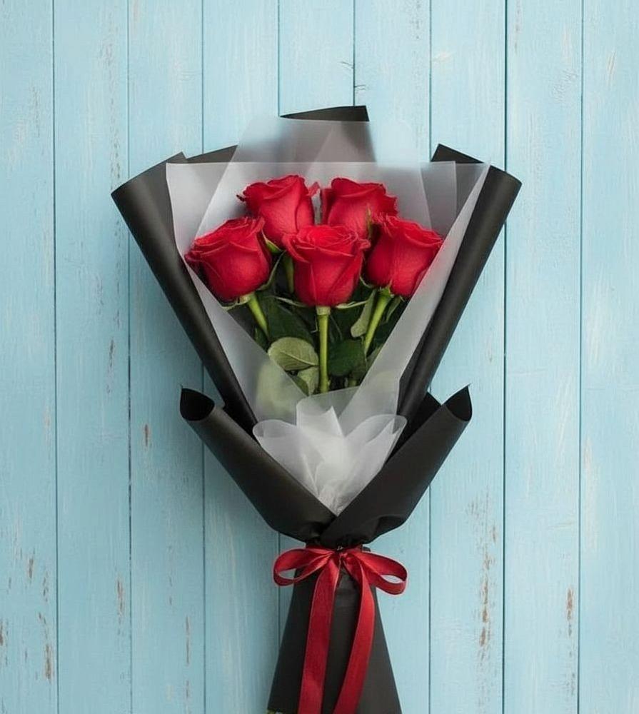 Букет цветов из: Розы в Ключах Омской области